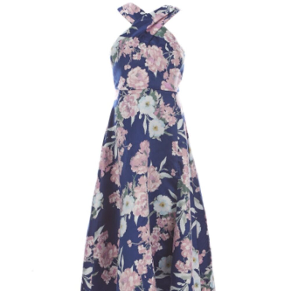 Xtraordinary Girls, Sleeveless Floral-Printed Long Dress NWT
